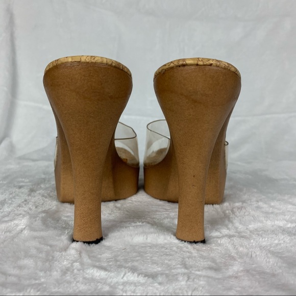 spinel size 7 nwot cork open toe heels - Picture 5 of 12